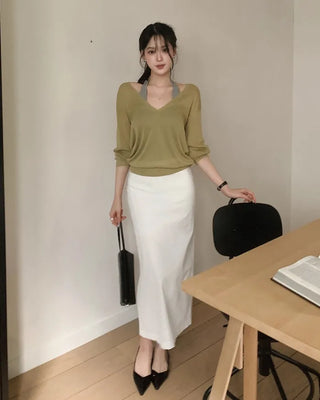 Classic long skirt