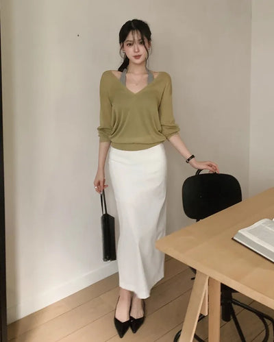 Classic long skirt
