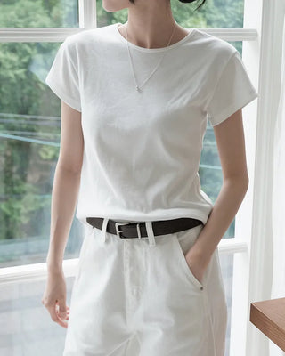 [8 colors] Basic T-shirt