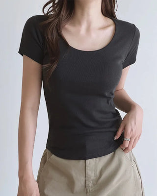 Basic short-sleeved T-shirt