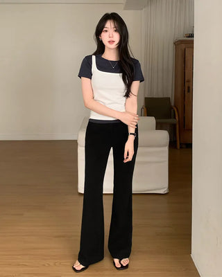 [5 colors] Wide Sleeveless