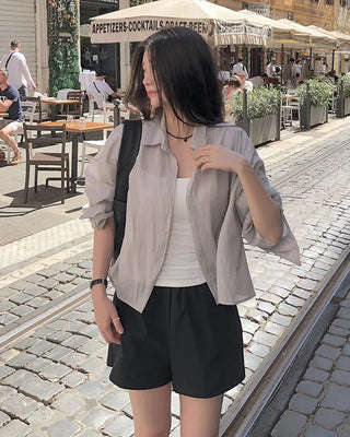 Elastic shorts