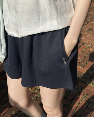 [3 colors] Elastic waist shorts