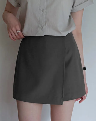 [2 colors] Wrap Culotte Pants