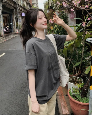 [4 colors] London Eye Pigment T-shirt