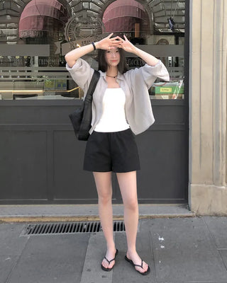 Elastic shorts