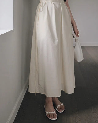 [2 colors] Cross Long Dress