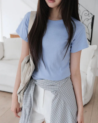 [8 colors] Basic T-shirt