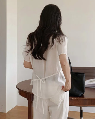 Line Fit Strap Blouse