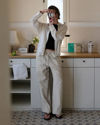 Pleated wrinkle shirt