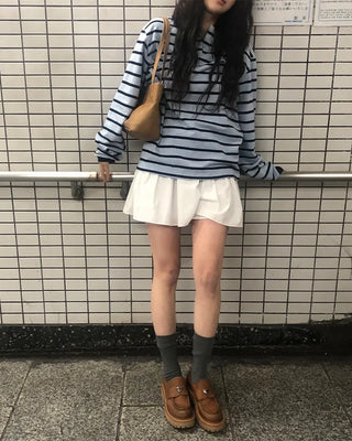 Pure tiered skirt