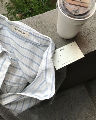 [3 colors] Striped shirt