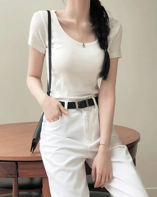 Basic short-sleeved T-shirt