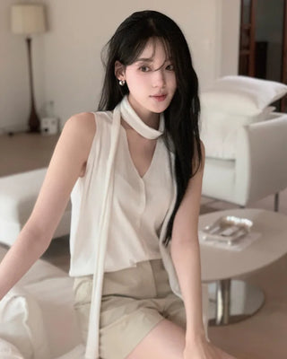 [4 colors] Modal knit vest