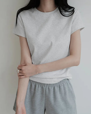 [8 colors] Premium Silket Short-Sleeve T-Shirt