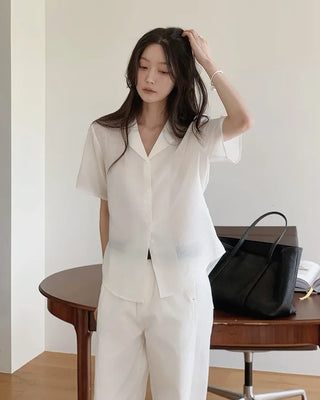 Line Fit Strap Blouse
