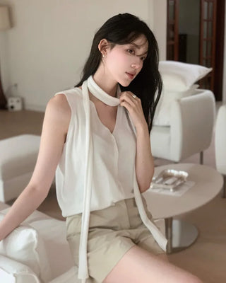 [4 colors] Modal knit vest