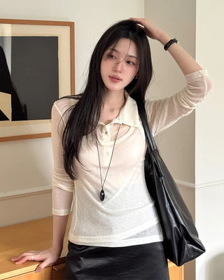 [3 colors] Twist-Shaped Big Bag