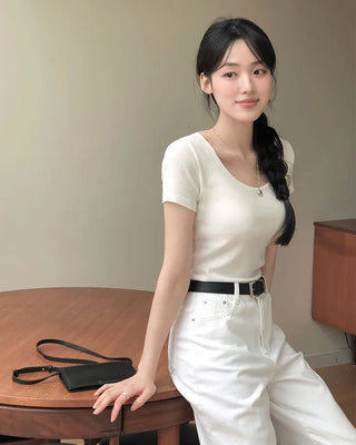 Basic short-sleeved T-shirt