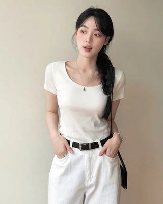 Basic short-sleeved T-shirt