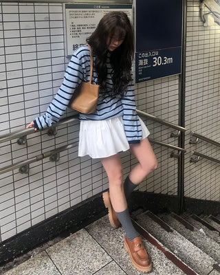 Pure tiered skirt