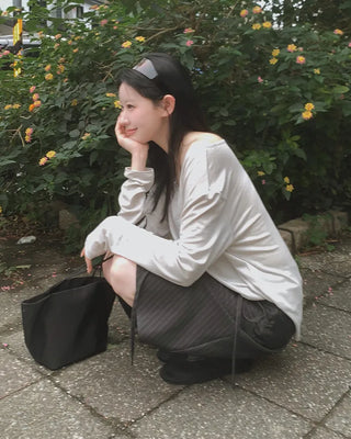 One-shoulder T-shirt