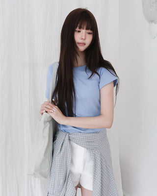 [8 colors] Basic T-shirt