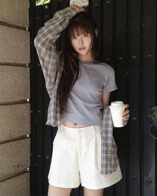 [2 colors] Cover Fit Half Pants