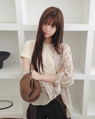 [8 colors] Premium Silket Short-Sleeve T-Shirt