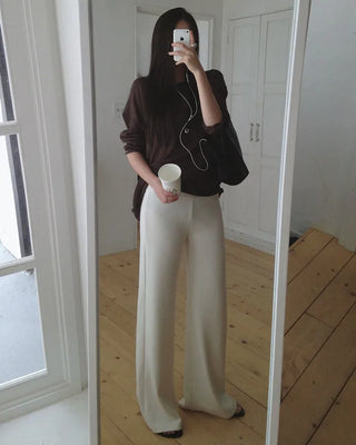 [4 colors][Selectable length] Straight training pants