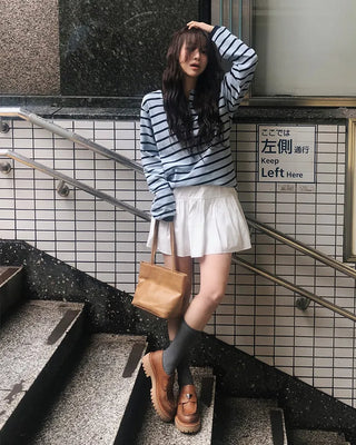 Pure tiered skirt