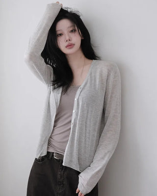 [5 colors] Cardigan