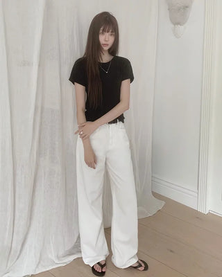 [8 colors] Basic T-shirt