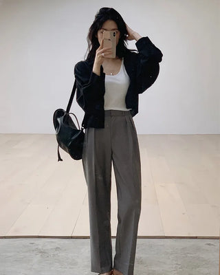 [6 colors] Fly Summer Button-Down Linen Shirt