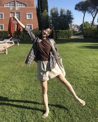 Elastic shorts