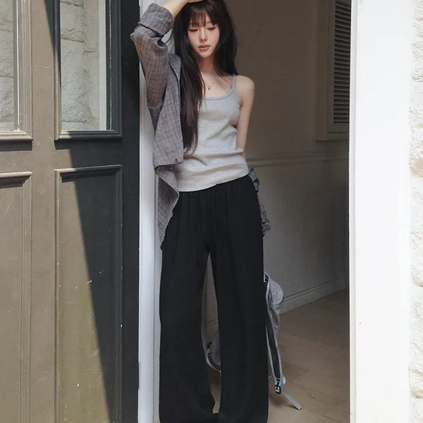 [3 colors] Natural Fit Linen Banding Pants