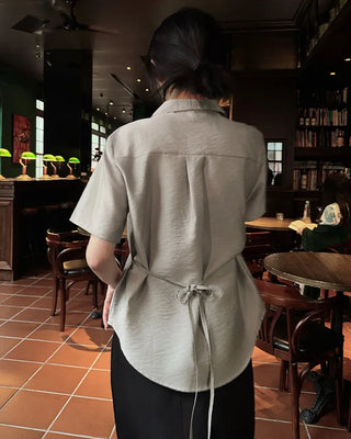 Line Fit Strap Blouse