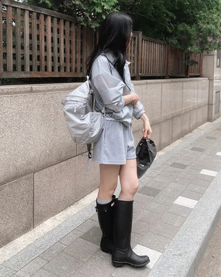 [3 colors] Elastic waist shorts