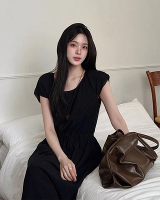 [3 colors] Twist-Shaped Big Bag