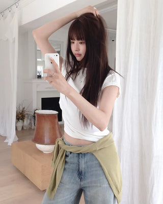 [8 colors] Premium Silket Short-Sleeve T-Shirt