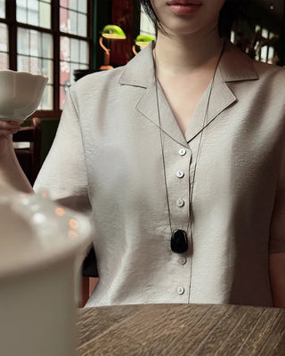Line Fit Strap Blouse