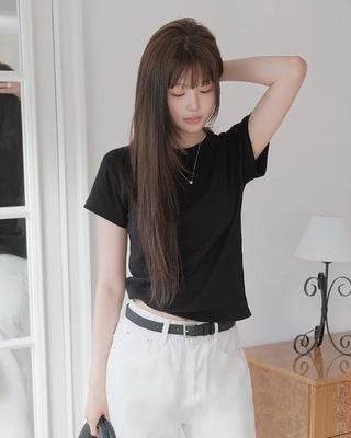 [8 colors] Basic T-shirt