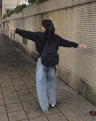 [3 colors] Semi-Cropped Shirt