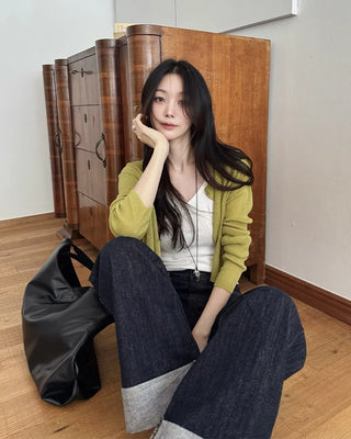 [3 colors] Twist-Shaped Big Bag