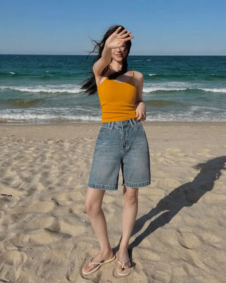[With built-in cups] Sleeveless