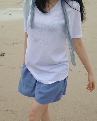 [4 colors] Linen Banding Shorts