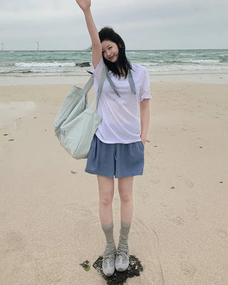 [4 colors] Linen Banding Shorts