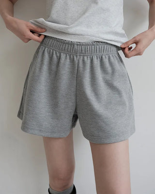 [3 colors] Elastic waist shorts