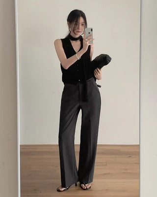 [4 colors] Modal knit vest