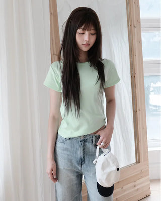 [8 colors] Basic T-shirt